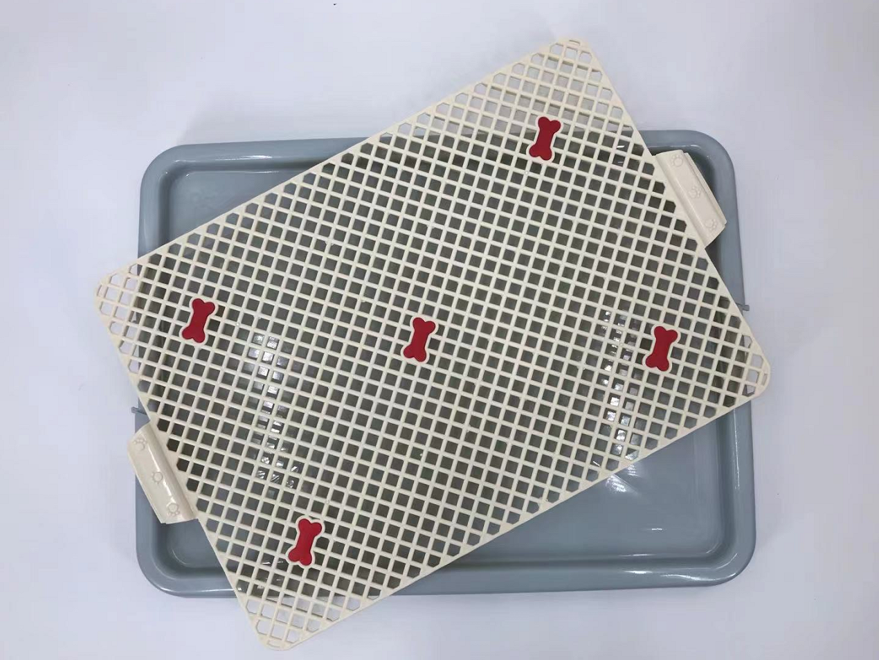 Dog Training Aids: YES4PETS Small Portable Dog Potty Training Tray Mat Pet Puppy Toilet Trays Loo Pad Blue