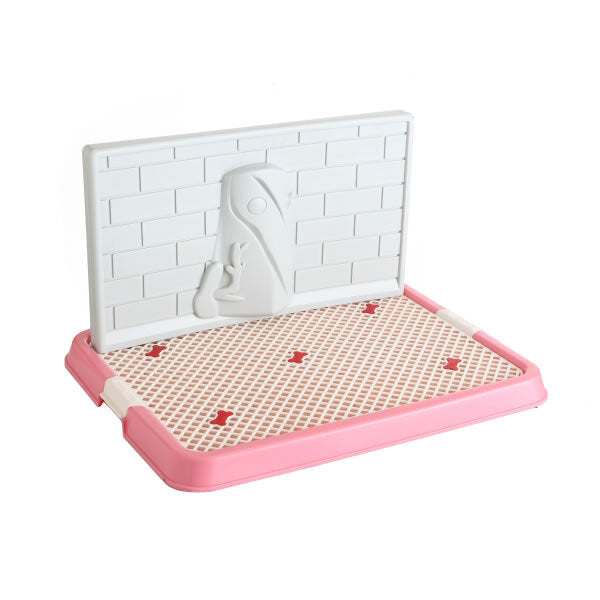 Dog Training Aids: YES4PETS Small Portable Dog Potty Training Tray Pet Puppy Toilet Trays Loo Pad Mat Pink