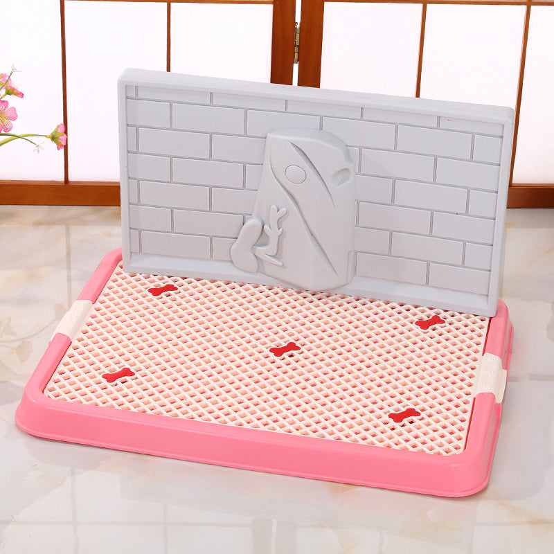Dog Training Aids: YES4PETS Small Portable Dog Potty Training Tray Pet Puppy Toilet Trays Loo Pad Mat Pink
