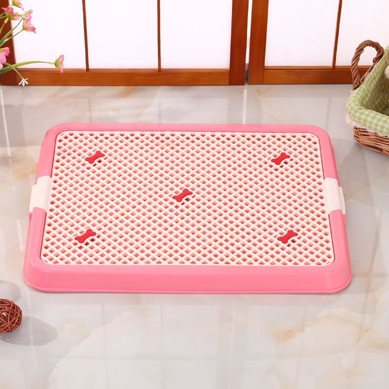 Dog Training Aids: YES4PETS Small Portable Dog Potty Training Tray Pet Puppy Toilet Trays Loo Pad Mat Pink