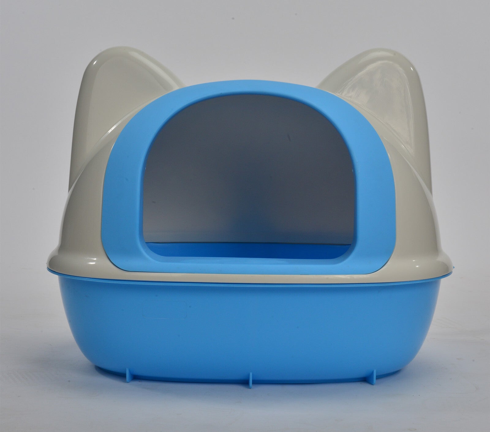 Cat Litter: YES4PETS Large Hooded Cat Toilet Litter Box Tray House With Scoop Blue