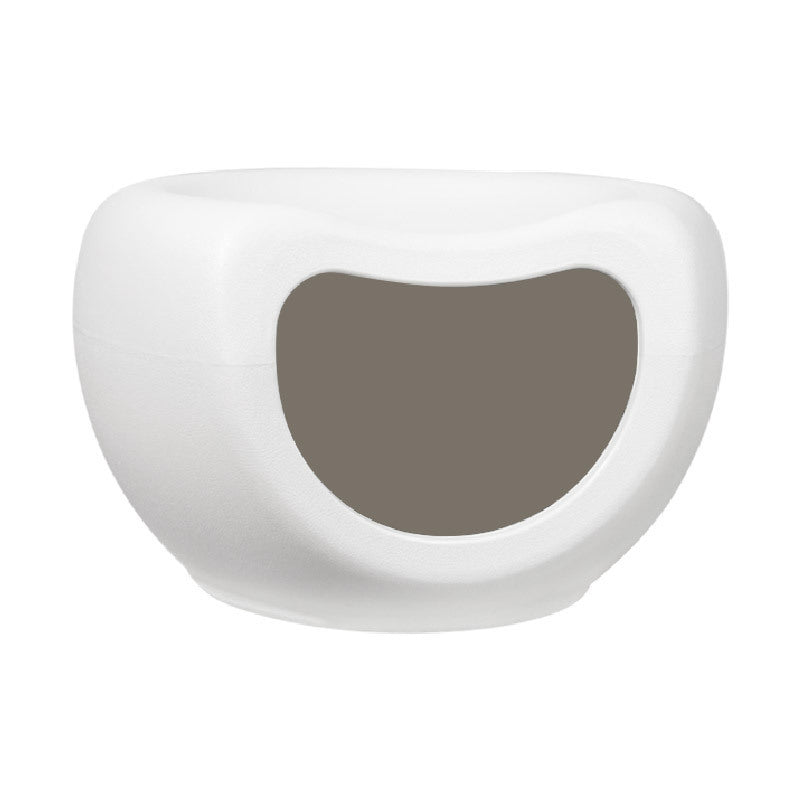 Cat Furniture: YES4PETS Cat Kitten Bed Cave Small Dog House Kennel Plastic Pet Pod Bedding Igloo White