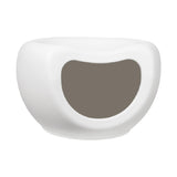 Cat Furniture: YES4PETS Cat Kitten Bed Cave Small Dog House Kennel Plastic Pet Pod Bedding Igloo White