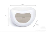 Cat Furniture: YES4PETS Cat Kitten Bed Cave Small Dog House Kennel Plastic Pet Pod Bedding Igloo White