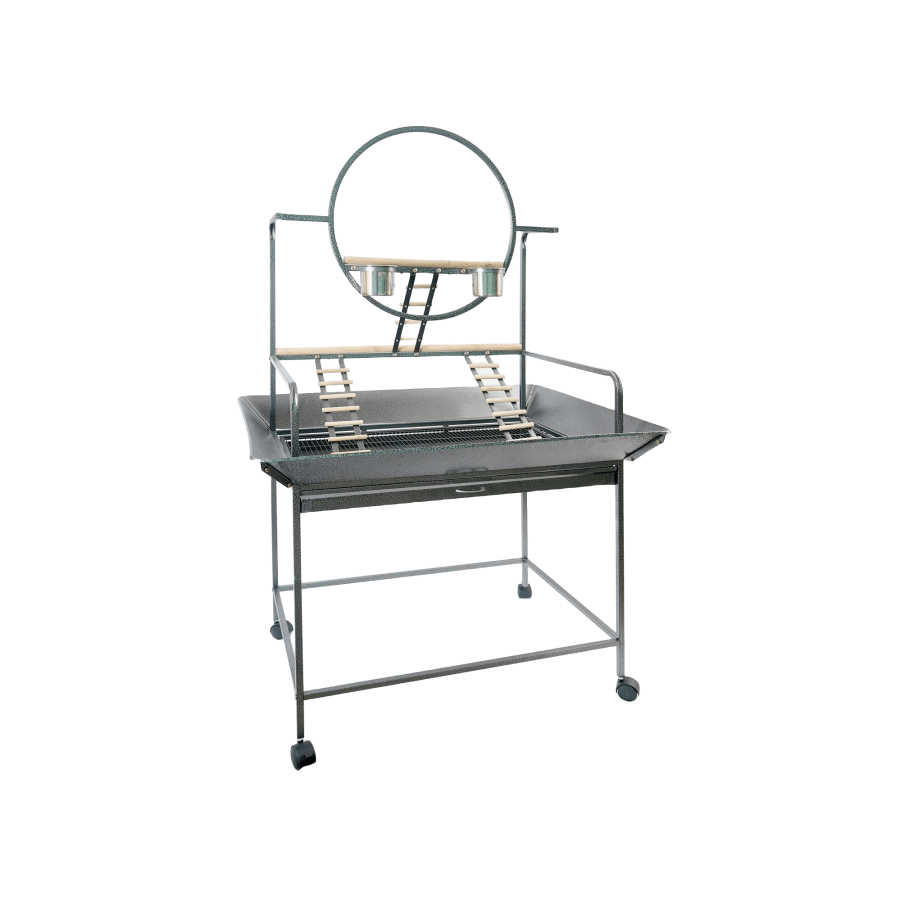 Bird Cages & Stands: YES4PETS Large Bird Cage Parrot Playpen Gym Toy Stand With Ladder On Wheels