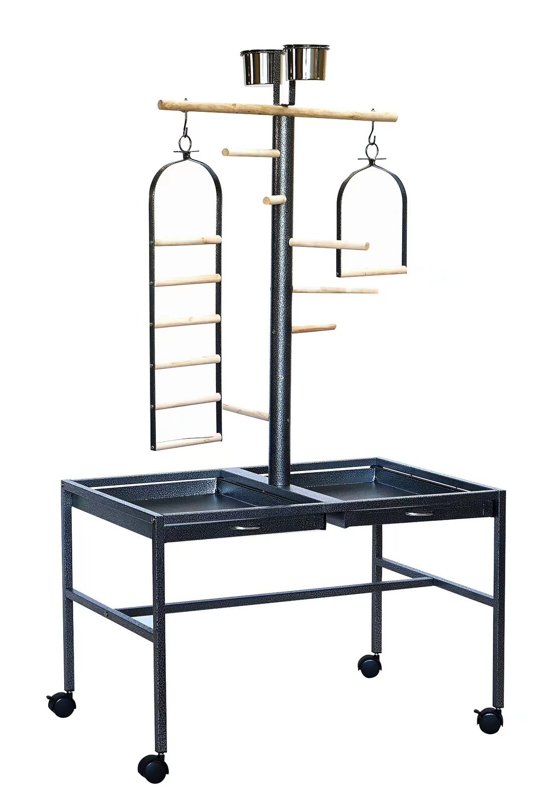 Outdoor Play Equipment: YES4PETS Large Bird Parrot Playpen Gym Toy Stand On Wheels