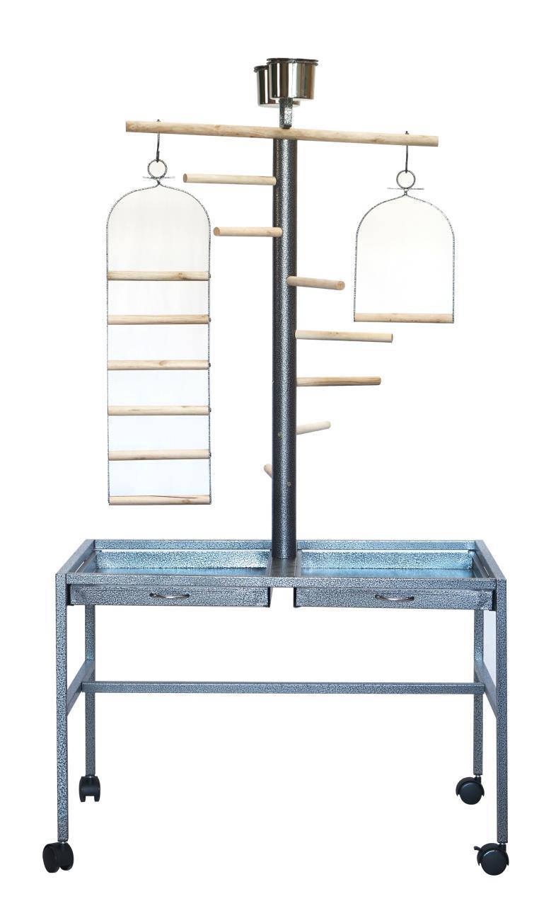 Outdoor Play Equipment: YES4PETS Large Bird Parrot Playpen Gym Toy Stand On Wheels