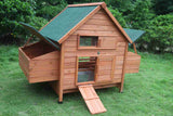 Small Animal Habitats & Cages: YES4PETS XL Chicken Coop Rabbit Hutch Cage Hen Chook House