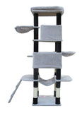 Cat Scratching Posts: YES4PETS 161 cm Cat Scratching Post Tree Scratcher Pole-Little Grey