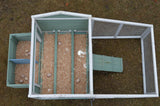 Small Animal Habitats & Cages: YES4PETS Green Large Chicken Coop Rabbit Hutch Ferret Guinea Pig Cage Hen Chook Cat Kitten House