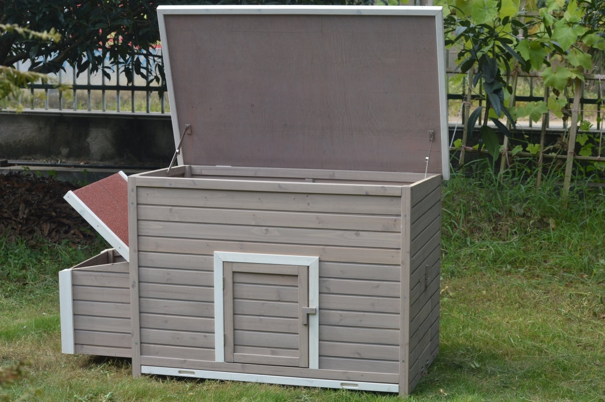 Small Animal Habitats & Cages: YES4PETS XL Chicken Coop Rabbit Hutch Cage Hen Chook Cat Guinea Pig House