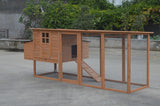 Small Animal Habitats & Cages: YES4PETS XXL 280cm Chicken Coop Guinea Pig Rabbit Hutch Ferret Cat Guinea Pig House