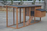 Small Animal Habitats & Cages: YES4PETS XXL 280cm Chicken Coop Guinea Pig Rabbit Hutch Ferret Cat Guinea Pig House