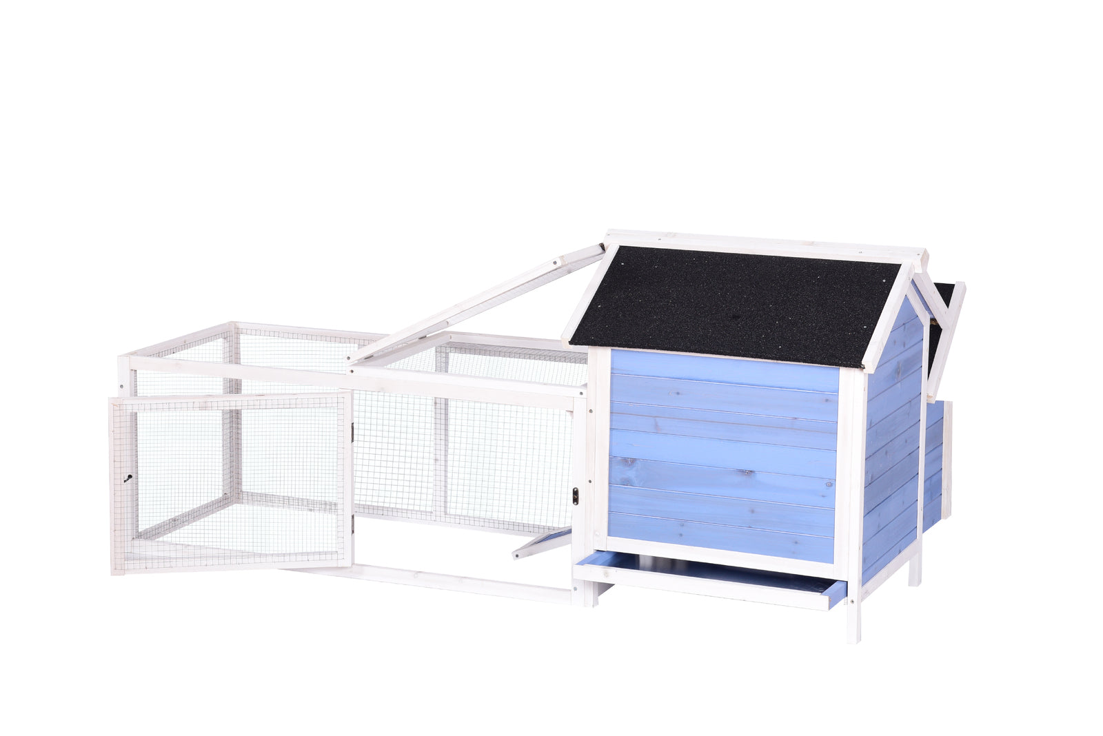 Small Animal Habitats & Cages: YES4PETS Large Chicken Coop Rabbit Hutch Ferret Cage Hen Chook Cat House