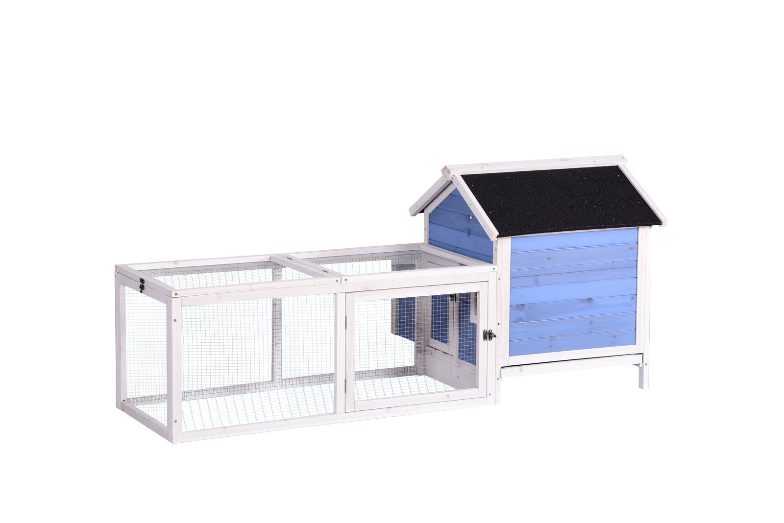 Small Animal Habitats & Cages: YES4PETS Large Chicken Coop Rabbit Hutch Ferret Cage Hen Chook Cat House