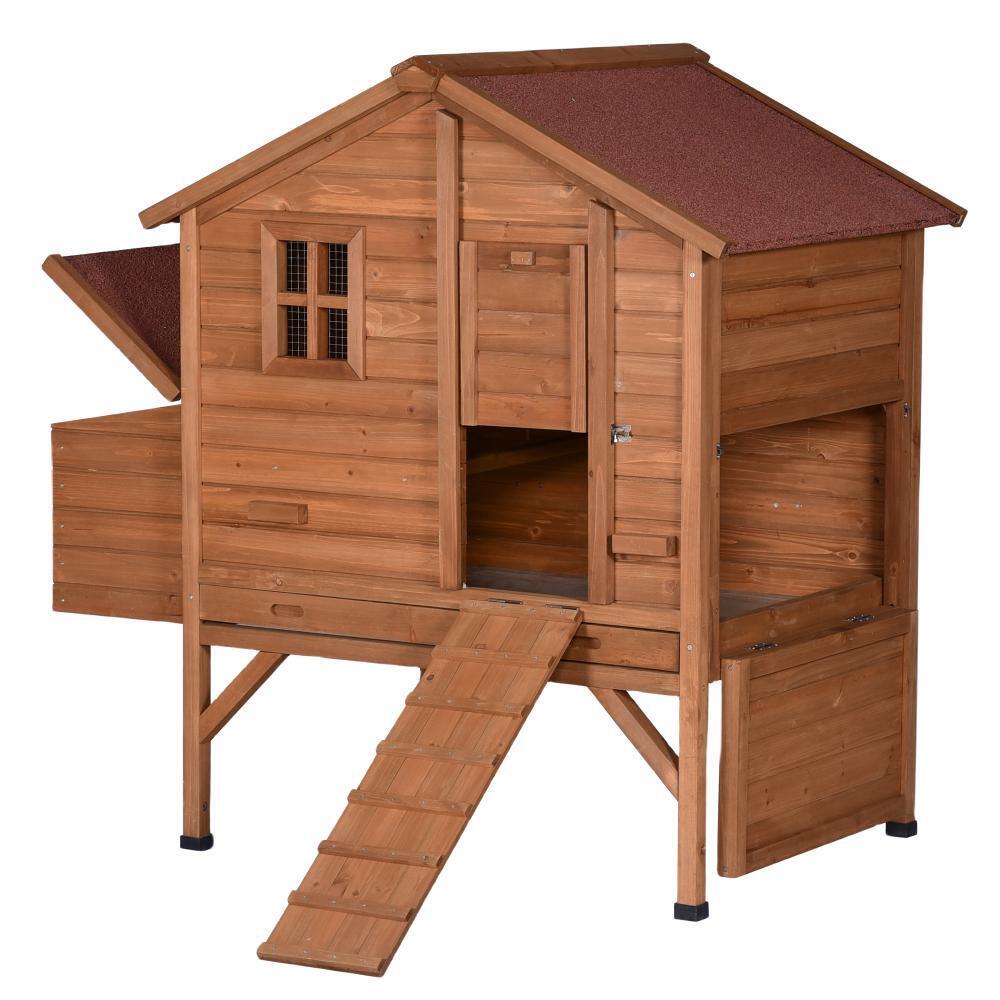 Small Animal Habitats & Cages: YES4PETS XL Chicken Coop Rabbit Hutch Cage Hen Chook House