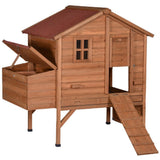Small Animal Habitats & Cages: YES4PETS XL Chicken Coop Rabbit Hutch Cage Hen Chook House