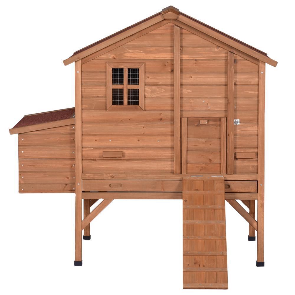 Small Animal Habitats & Cages: YES4PETS XL Chicken Coop Rabbit Hutch Cage Hen Chook House