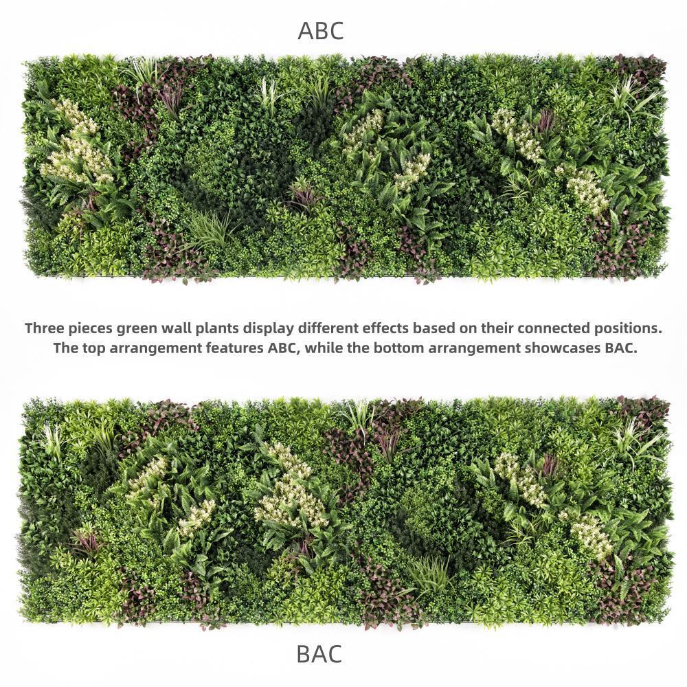 Artificial Wall Plants: YES4HOMES 3 SQM Artificial Plant Wall Grass Panels Vertical Garden Foliage Tile Fence 1X1M