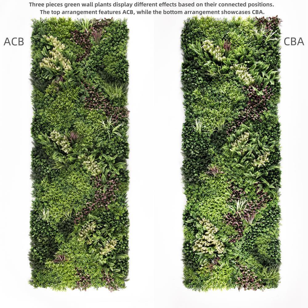 Artificial Wall Plants: YES4HOMES 3 SQM Artificial Plant Wall Grass Panels Vertical Garden Foliage Tile Fence 1X1M