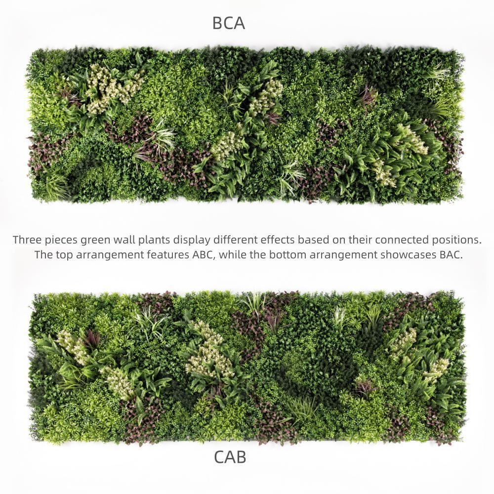 Artificial Wall Plants: YES4HOMES 3 SQM Artificial Plant Wall Grass Panels Vertical Garden Foliage Tile Fence 1X1M