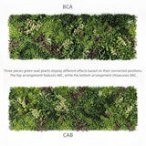 Artificial Wall Plants: YES4HOMES 3 SQM Artificial Plant Wall Grass Panels Vertical Garden Foliage Tile Fence 1X1M