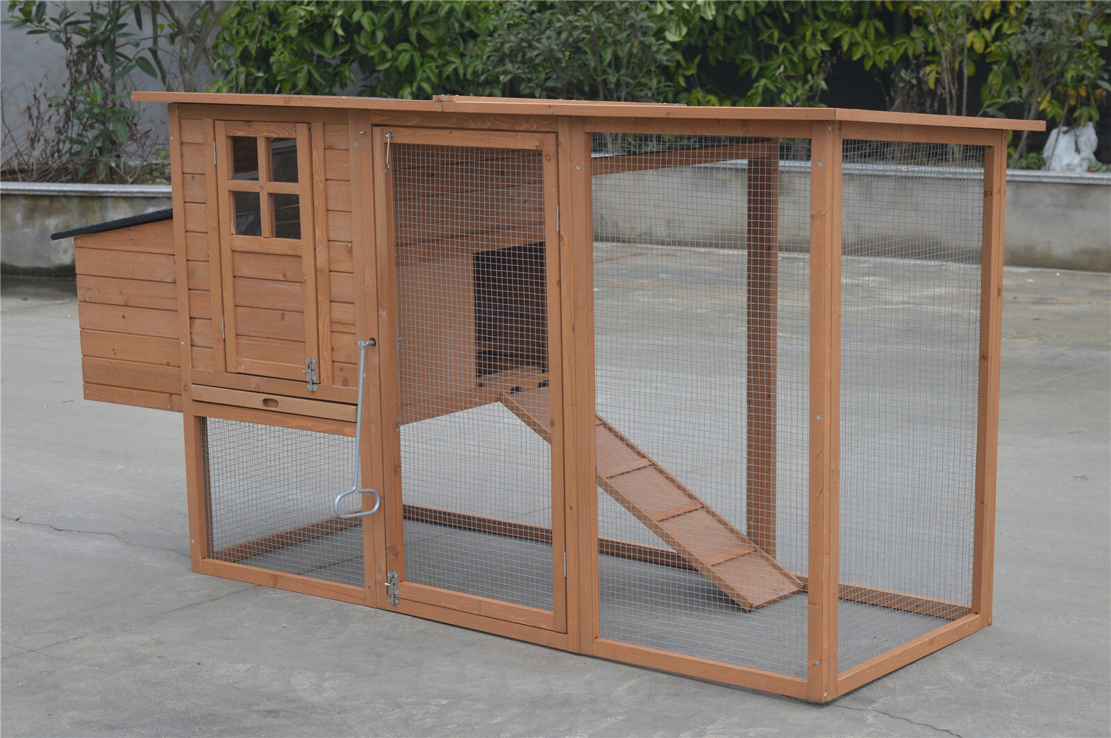 Small Animal Habitats & Cages: YES4PETS Large Chicken Coop Rabbit Hutch Cat Ferret Cage Hen Chook House