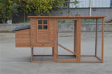 Small Animal Habitats & Cages: YES4PETS Large Chicken Coop Rabbit Hutch Cat Ferret Cage Hen Chook House