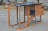 Small Animal Habitats & Cages: YES4PETS Large Chicken Coop Rabbit Hutch Cat Ferret Cage Hen Chook House