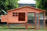 Small Animal Habitats & Cages: YES4PETS XL Chicken Coop Rabbit Guinea Pig Hutch Ferret Hen House