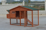 Small Animal Habitats & Cages: YES4PETS XL Chicken Coop Rabbit Guinea Pig Hutch Ferret Hen House