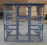Small Animal Habitats & Cages: YES4PETS XXL Pet Cat Bird Ferret Shelter Condo with Escape Door Wooden Kitten Cage House