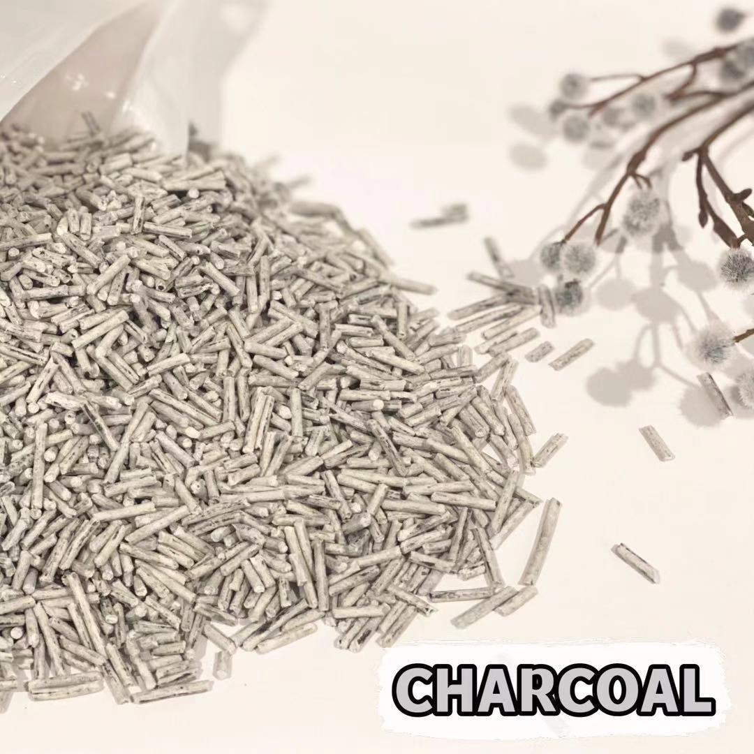 Cat Litter: YES4PETS Charcoal 16KG Biodegradable Flushable Clumping Cat Tofu Eco Litter