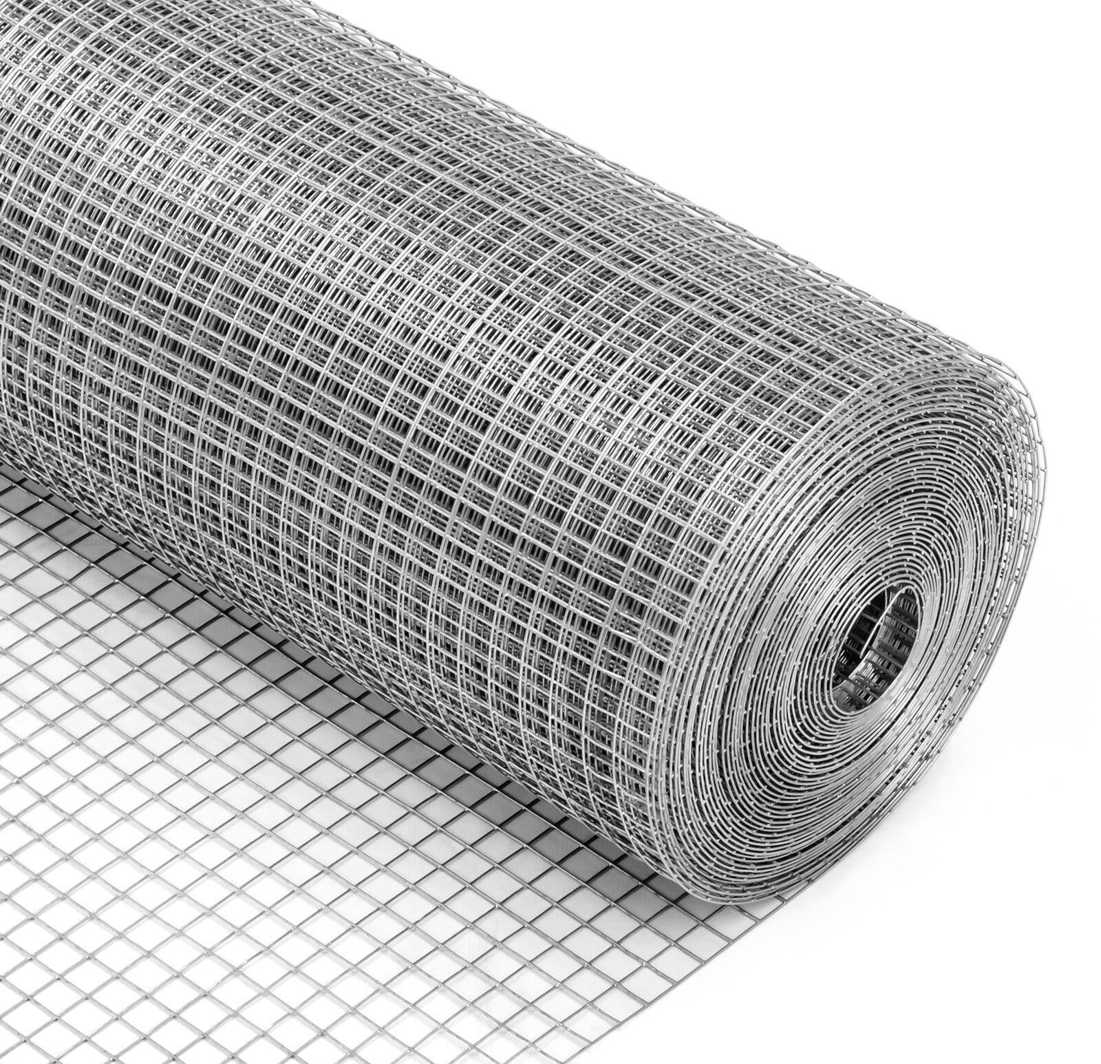 Coop & Hutch Accessories: YES4PETS 1 x 40M Galvanised Wire Mesh Garden Pet Chicken Coop Fencing Bird Netting Mesh