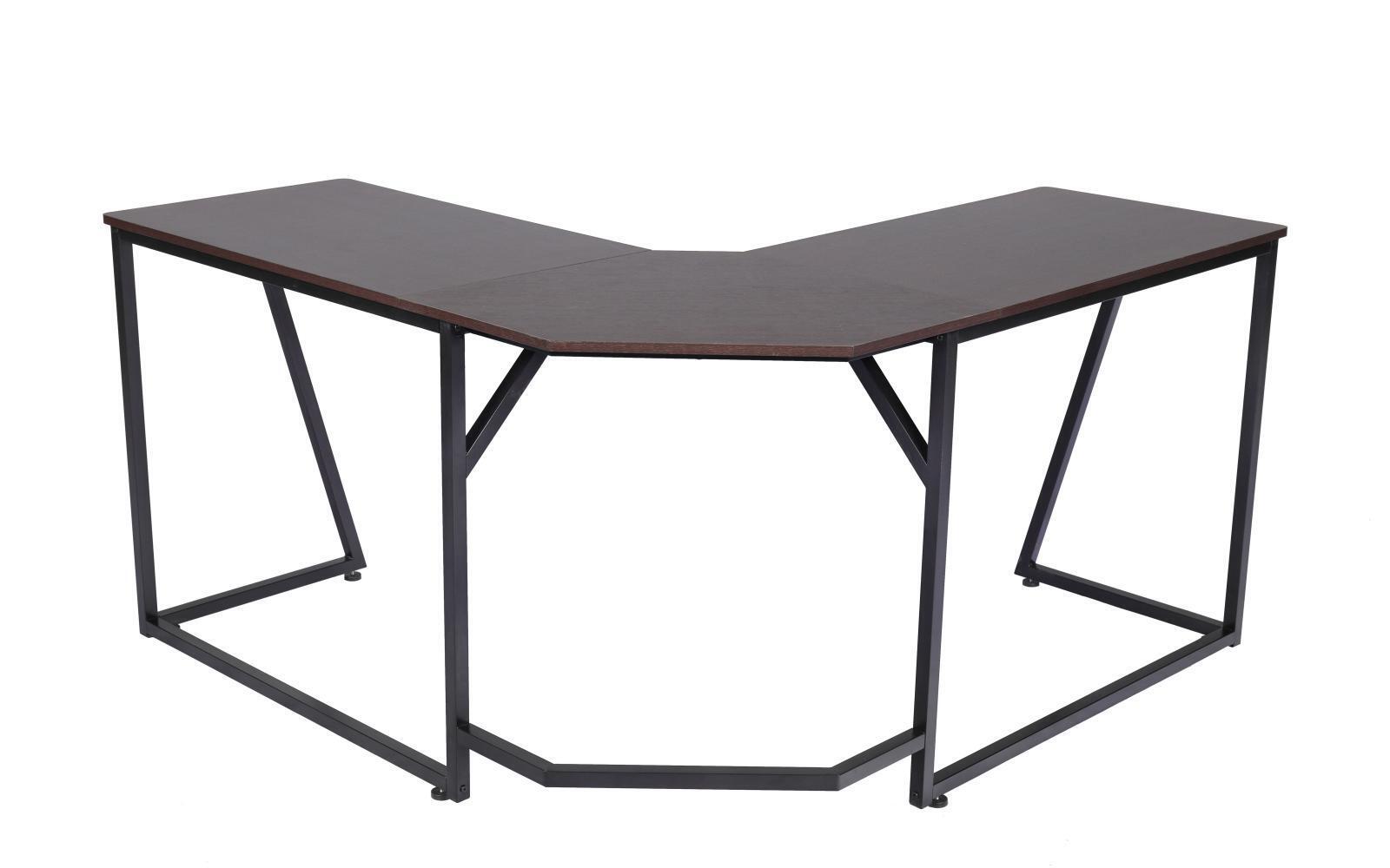 Desks: YES4HOMES Corner Computer Desk, Sturdy Home Office Gaming Desk for Laptop, Writing Table, Multipurpose Workstation