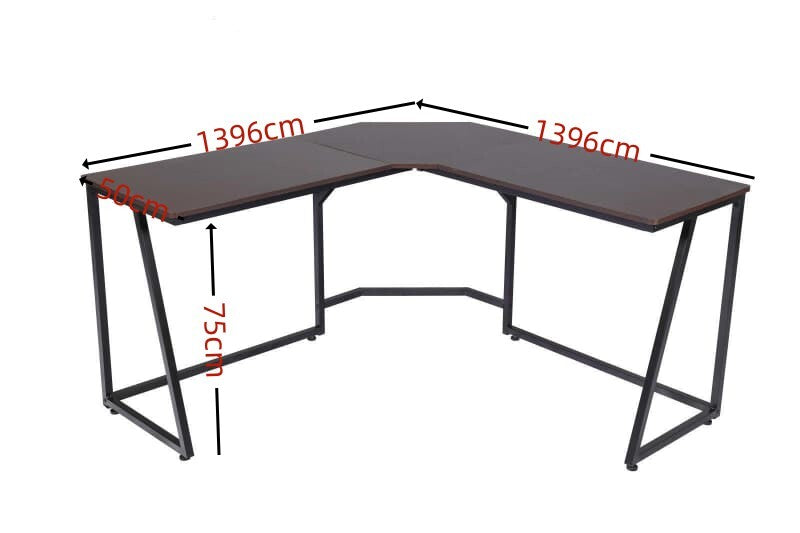 Desks: YES4HOMES Corner Computer Desk, Sturdy Home Office Gaming Desk for Laptop, Writing Table, Multipurpose Workstation
