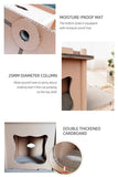 Cat Scratching Posts: YES4PETS Cat Cardboard House Tower Condo Scratcher Pet Post Pad Mat Furniture