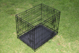 Cat Carriers & Crates: YES4PETS 24' Collapsible Metal Dog Puppy Crate Puppy Cage Cat Rabbit Carrier