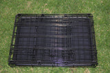 Cat Carriers & Crates: YES4PETS 24' Collapsible Metal Dog Puppy Crate Puppy Cage Cat Rabbit Carrier