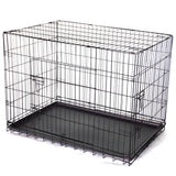 Cat Carriers & Crates: YES4PETS 36' Collapsible Metal Dog Cat Puppy Crate Cage Cat Rabbit Carrier