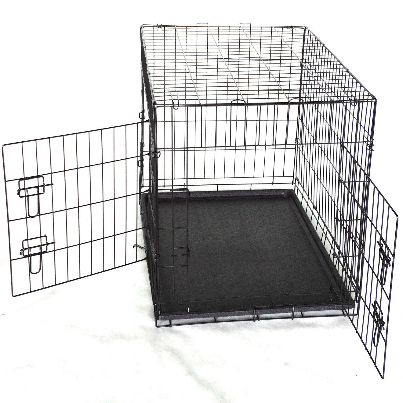Cat Carriers & Crates: YES4PETS 36' Collapsible Metal Dog Cat Puppy Crate Cage Cat Rabbit Carrier