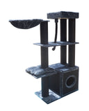 Cat Scratching Posts: YES4PETS 33kg 160 cm XL Multi Level 14cm Thick Cat Scratching Post Tree Scratcher Pole- Grey