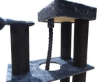 Cat Scratching Posts: YES4PETS 33kg 160 cm XL Multi Level 14cm Thick Cat Scratching Post Tree Scratcher Pole- Grey