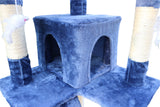 Cat Scratching Posts: YES4PETS 170cm Cat Scratching Post Tree Post House Tower with Ladder Furniture Blue