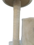 Cat Scratching Posts: YES4PETS 200 cm Cat Scratching Post Tree Scratcher Corner Tower Furniture- Beige