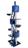 Cat Scratching Posts: YES4PETS 244 cm XL Multi Level Cat Scratching Post Tree Scratcher Pole- Blue