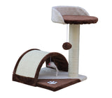 Cat Scratching Posts: YES4PETS 50 cm Cat Scratching Post Tree Scratching Pole Climbing Post-Brown