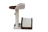 Cat Scratching Posts: YES4PETS 50 cm Cat Scratching Post Tree Scratching Pole Climbing Post-Brown
