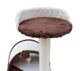 Cat Scratching Posts: YES4PETS 50 cm Cat Scratching Post Tree Scratching Pole Climbing Post-Brown