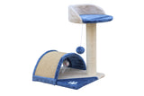Cat Scratching Posts: YES4PETS 50 cm Cat Scratching Post Tree Scratching Pole Climbing Post-Blue